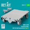 RESKIT RSK35-0018 MHU-141M munitions trailer with flat bed/cargo platform (type 2) (3D Printed model kit) (1/35)
